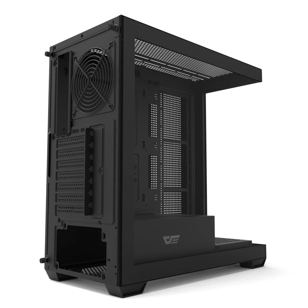 Darkflash DS900 ATX PC Case - Black (With 7 x ARGB + Controller Included)