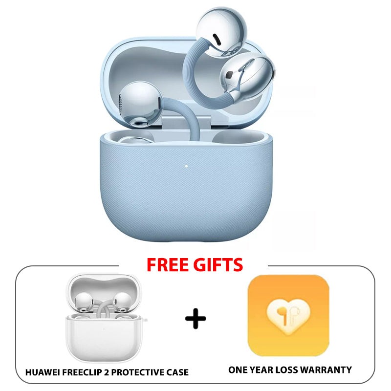 Huawei FreeClip 2 Wireless Earbuds - Bluetooth 6.0 / USB-C / Blue