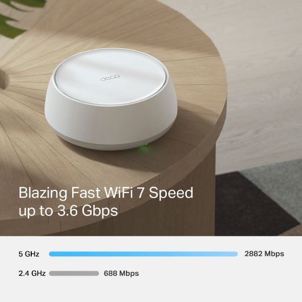 TP-Link Deco BE22 (Pack of 3) BE3600 Whole Home Mesh WiFi 7 System