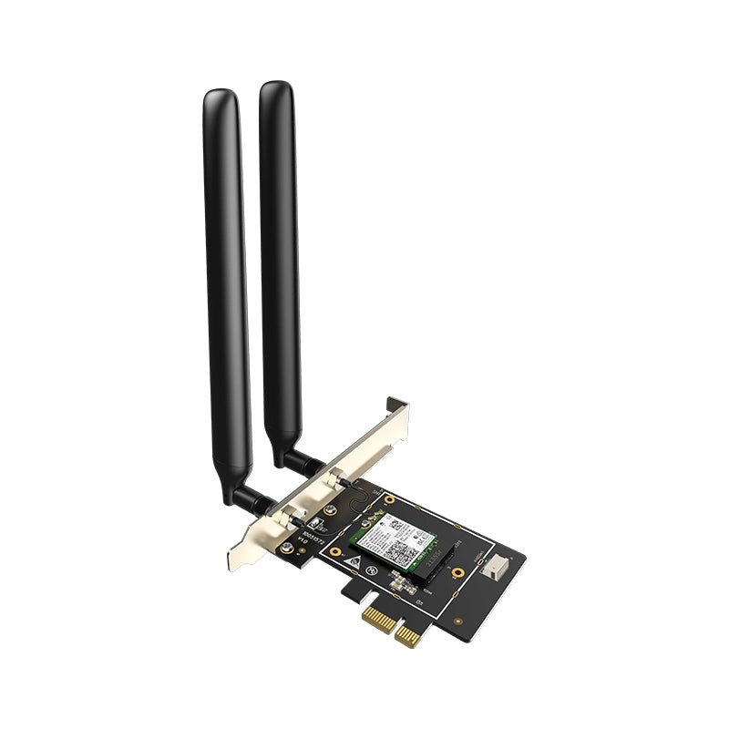 Tenda E33 (AX5400) Tri-band Gigabit Wi-Fi 6E PCI-E Adapter - 6GHz(2402) / PCI Express