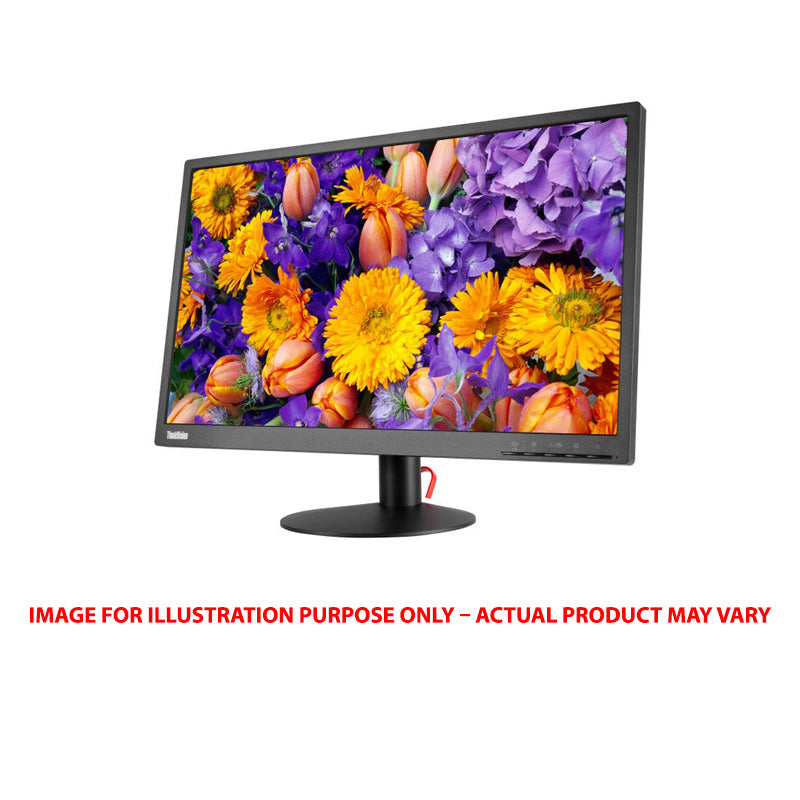 Lenovo ThinkVision E24-10 Monitor - 23.8" / VGA / DisplayPort / Black - Pre-Owned