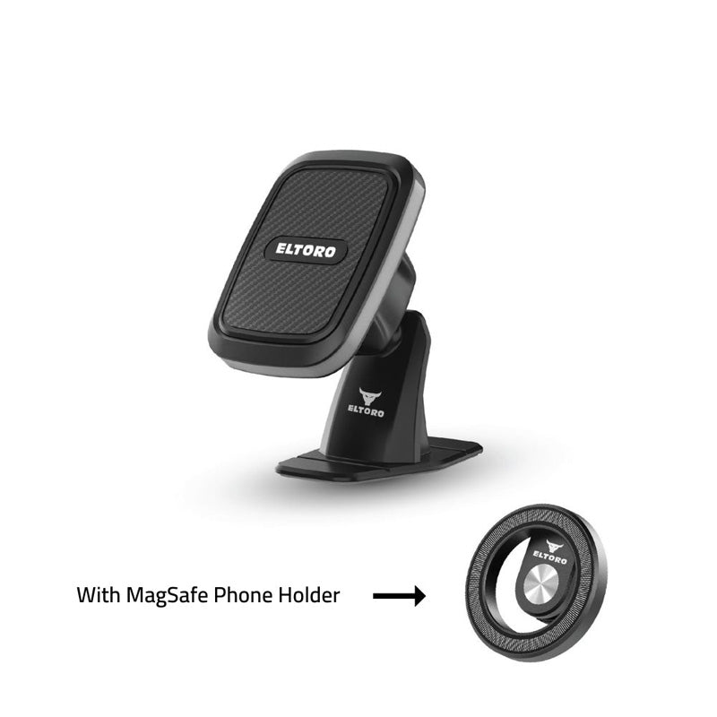 Eltoro Magnetic Dashboard Mount with Magsafe Phone Holder – Black