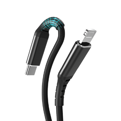 iEngage USB-C to Lightning Cable - 1 Meter / Black