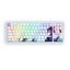Redragon K728AK RGB Pro Antonium Pro Blue TKL Noise Dampened Wireless Mechanical Keyboard - Anime Blue