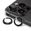 Eltoro Individual Ar Metal Rings Camera Lens Protector for iPhone 15 Pro / 15 Pro Max - Black