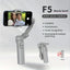 F5 Plus Foldable Handheld Mobile Gimbal Stabilizer - USB / Type-C - Gray