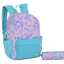 Toretto BackPack Set - BackPack + Pencil Case Blue