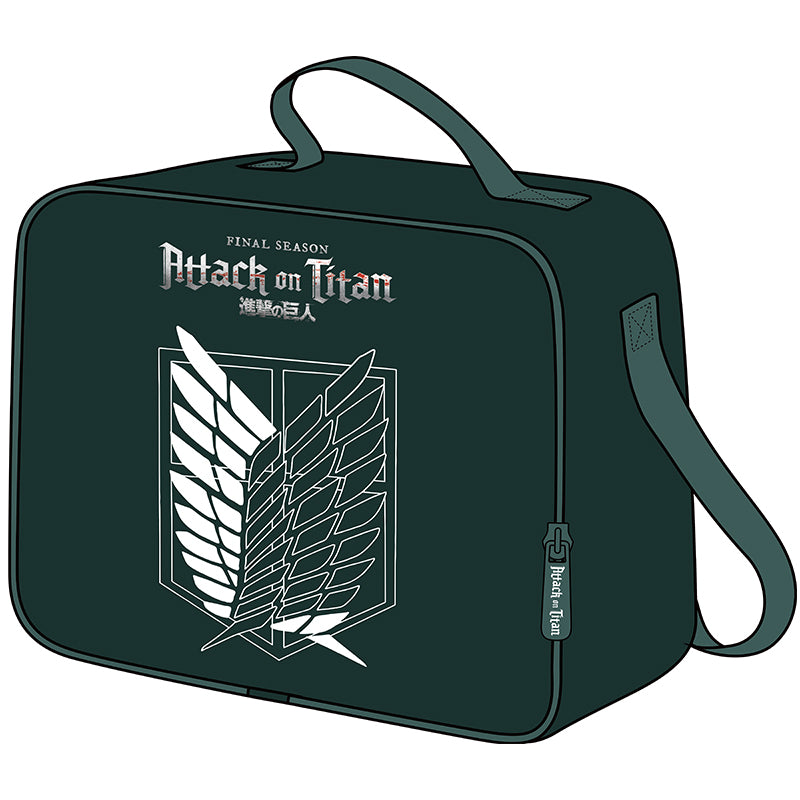 ATTACK ON TITAN  Lunch Bag - Black