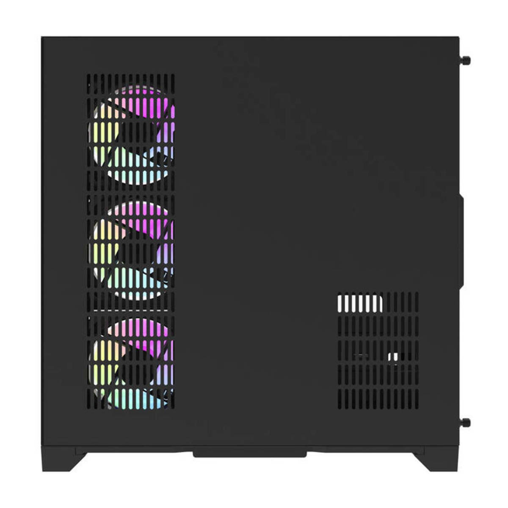 Aigo FT418 Pro Case - Black (With 7 x ARGB Fans Included)