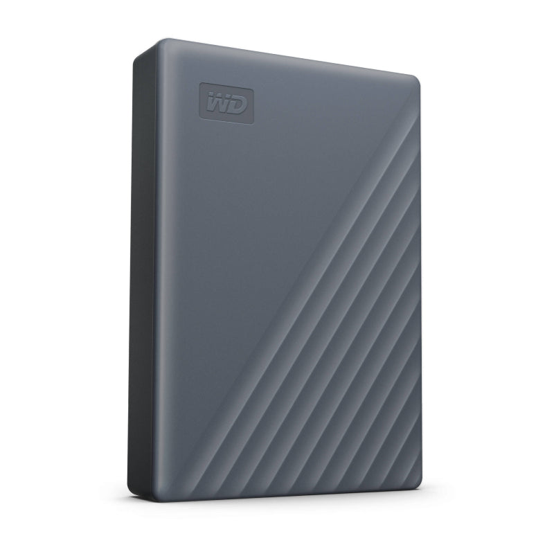 WD My Passport - 4TB / Up to 5Gbps / USB 3.2 Gen 1 / Grey / External Hard Drive