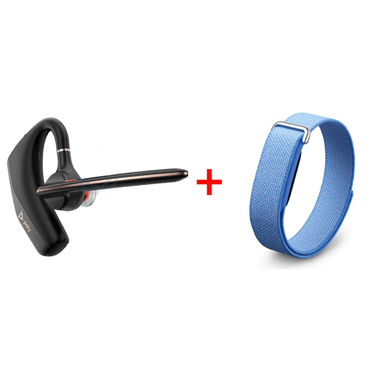 HP Poly Voyager Legend 50-M UC Headset - Bluetooth 5.4 / Up to 98' Range / (Microsoft Teams Certified) / 2YW + Google Fitbit Air Smart Screenless Fitness Tracker - Bluetooth / Lavender - Bundle Offer