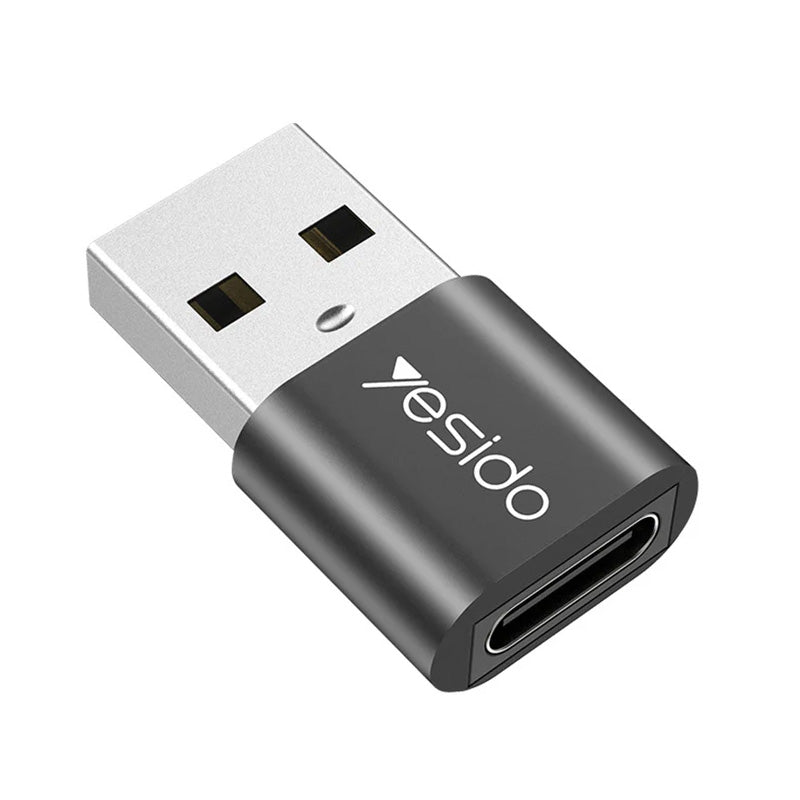 Yesido GS09 OTG Connector Adapter - USB / Type-C - Black