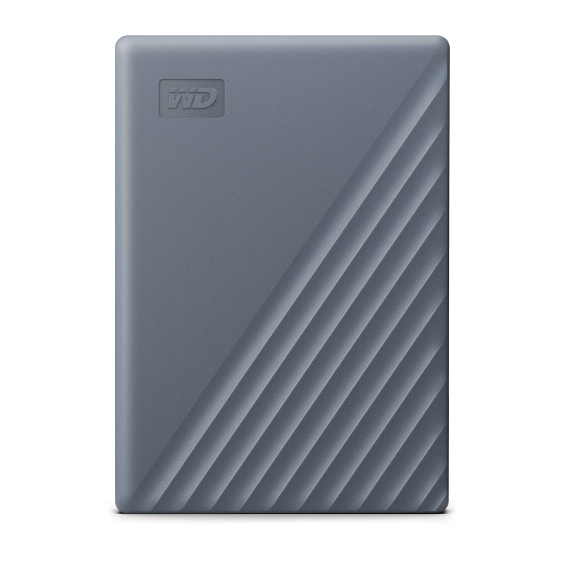 WD My Passport - 4TB / Up to 5Gbps / USB 3.2 Gen 1 / Grey / External Hard Drive