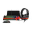 SteelSeries Apex 3 TKL Gaming Keyboard + Redragon Over-Ear HYLAS RGB Gaming Headset + HyperX Pulsefire Mat Gaming Mouse Pad - Medium + Redragon M816-RGB Wired Gaming Mouse - Black - Bundle Offer