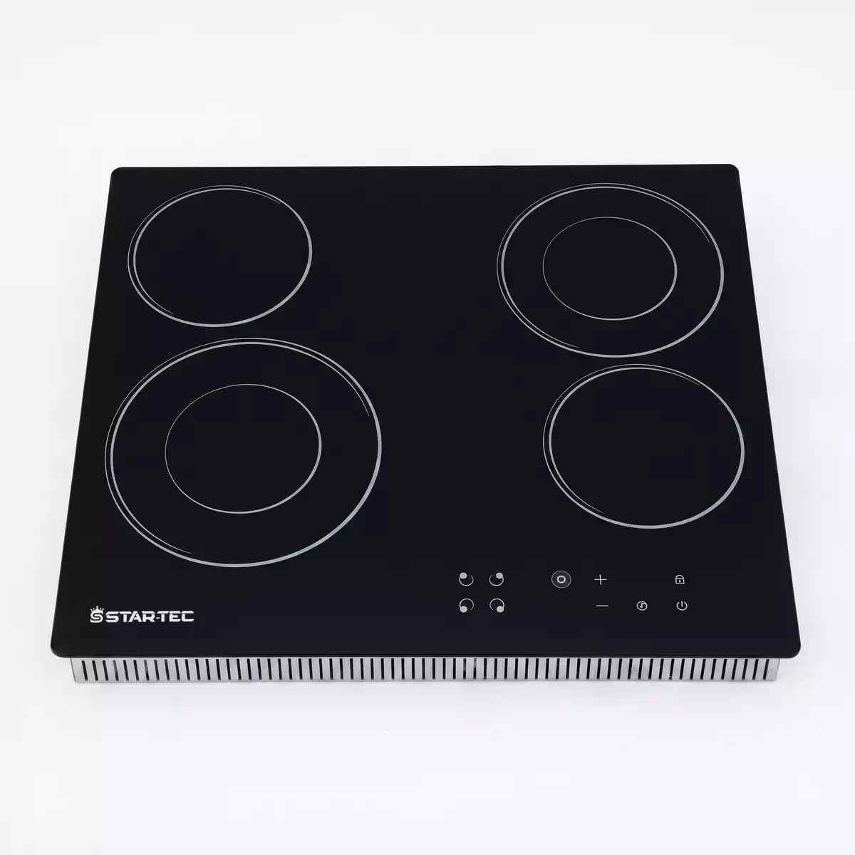 Startec Built-In Ceramic Hob 60cm, ER4604T - Stainless Steel Structure