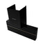 Startec Built-In Hood 90cm, WH0590F29D8W8 - Black Glass Design