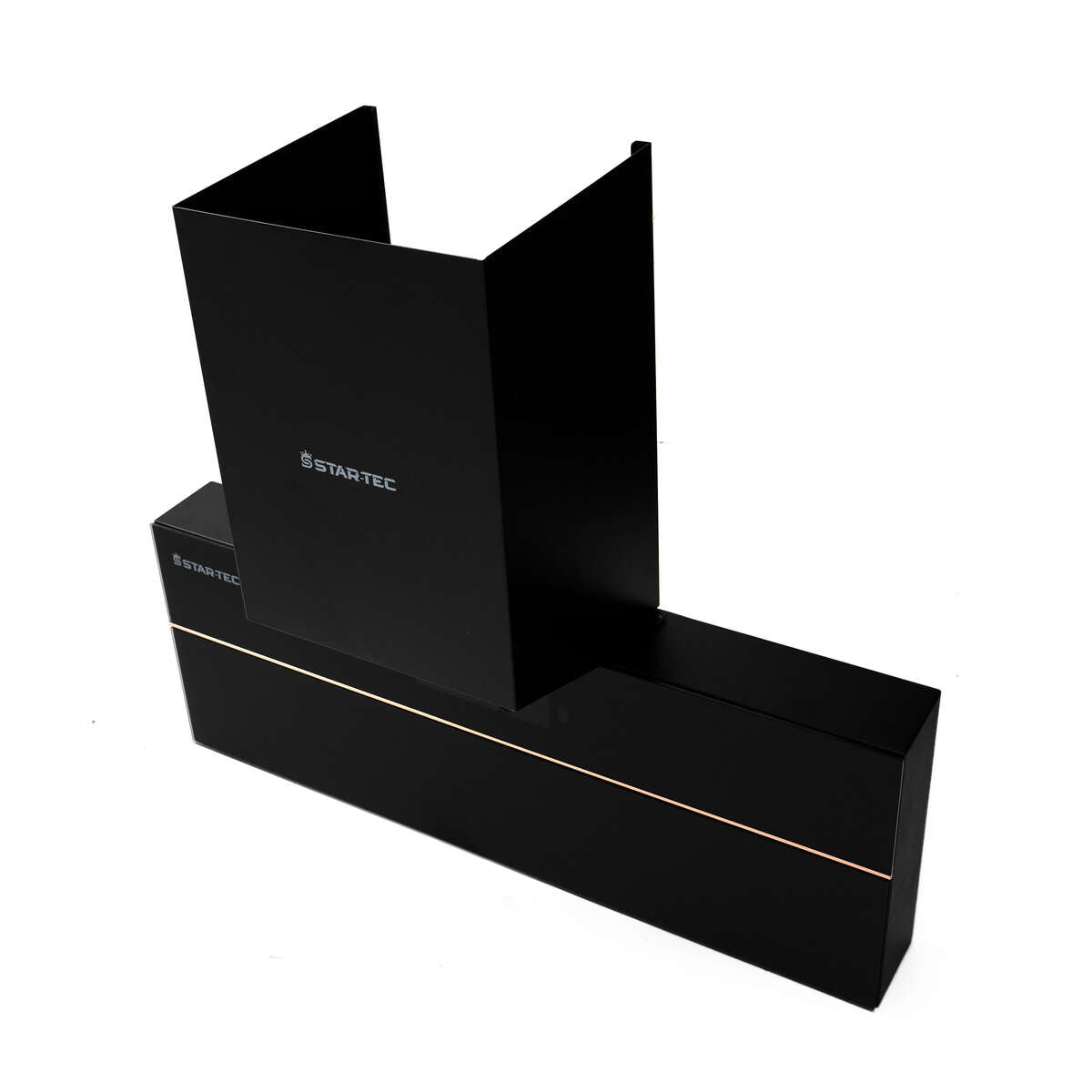 Startec Built-In Hood 90cm, WH0590F29D8W8 - Black Glass Design