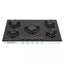 Startec Built-In Gas Hob 90cm, G5811GCPIL - Black Glass