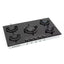 Startec Built-In Gas Hob 90cm, G5811GCPIL - Black Glass