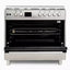 Startec Gas Cooker 5 Burners 90X60cm, TSF90 - Inox