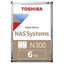 Toshiba N300 NAS Hard Drive - 6TB / 3.5-inch / SATA / 7200 RPM / 256MB Buffer