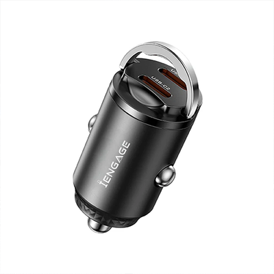iEngage Dual Usb-C Ports Car Charger - 45W