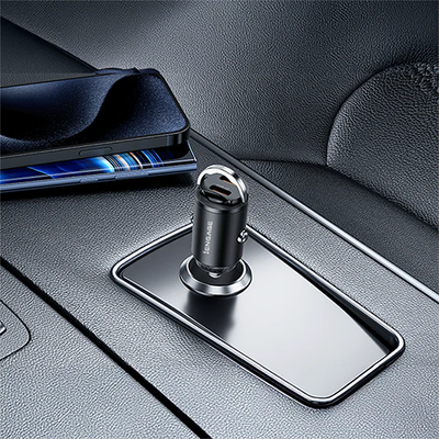iEngage Dual Usb-C Ports Car Charger - 45W