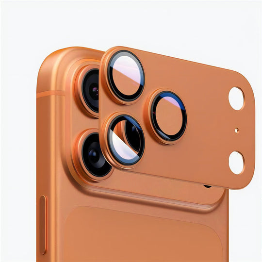 iEngage Iphone 17 Pro Titanium Alloy Frame Camera Lens - Orange