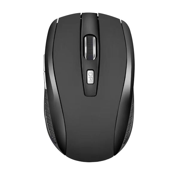 Rockrose 2.4GHz Ergonomic Wireless Mouse - Black