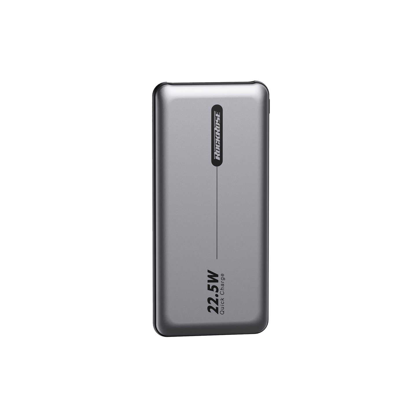 RockRose 10000 mAh 22.5W Max PD & QC 3.0 Quick Charge Power Bank - Grey