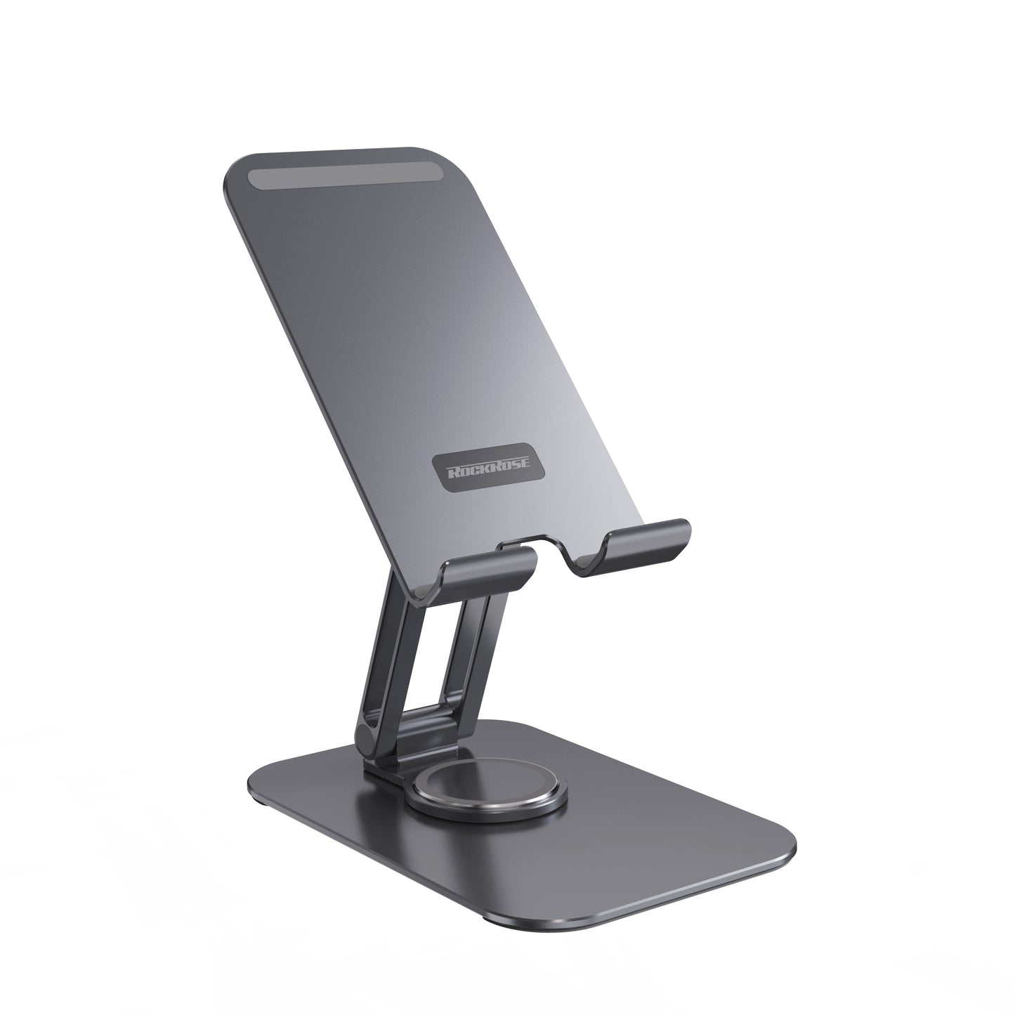 Rockrose 360° Rotatable & Foldable Desktop Phone & Tablet Stand - Grey