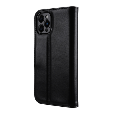 Melkco Wallet Leather Book Case - Apple iPhone 12 Pro Max / Black Accessories > Mobiles & Tablets > Mobiles > Covers &