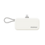 MOMAX 1-Power 3-in-1 Mini Power Bank - 5000mAh / 20W / Lightning / White