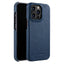 Melkco Paris Premium Leather Case - Apple iPhone 13 Pro / Dark Blue