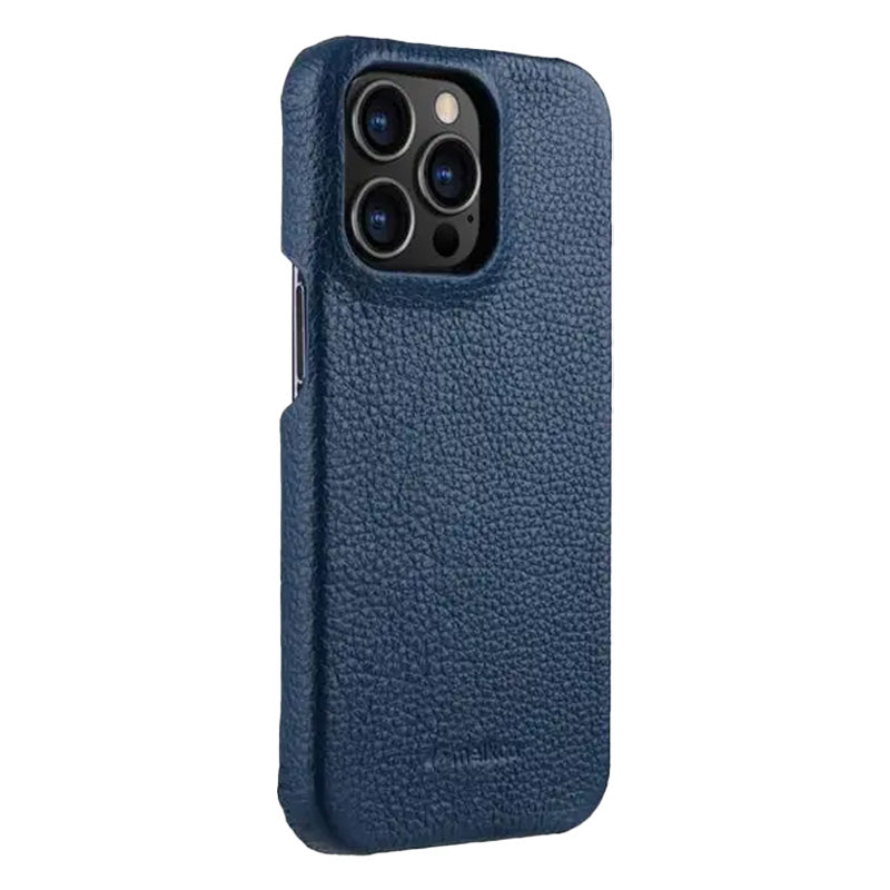 Melkco Paris Premium Leather Case - Apple iPhone 13 Pro / Dark Blue