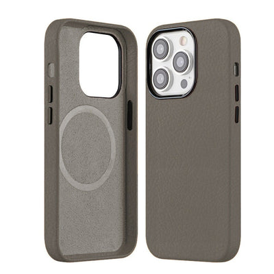 Melkco Paris Premium Leather Case - Apple iPhone 13 Pro Max / Grey Accessories > Mobiles & Tablets > Mobiles > Covers &