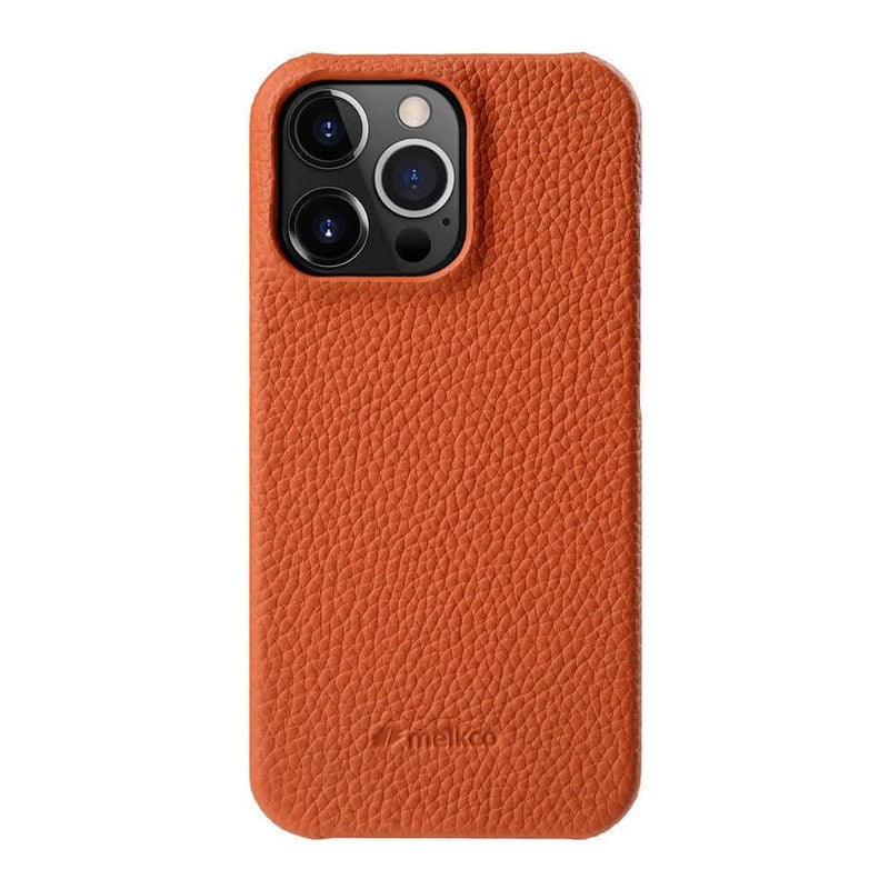 Melkco Paris Premium Leather Case - Apple iPhone 13 Pro Max / Orange