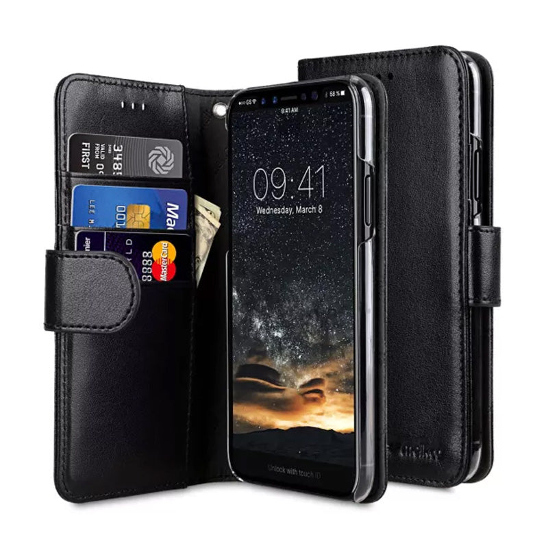 Melkco Book Type Series Leather Case - Apple iPhone 14 Pro Max / Black