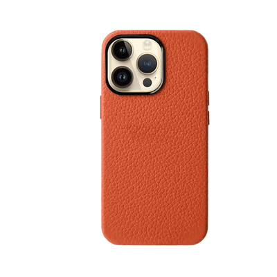 Melkco Origin Paris Magsafe Leather Case - Apple iPhone 14 Pro Max / Orange Accessories > Mobiles & Tablets > Mobiles >