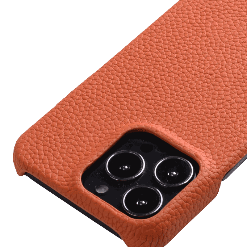 Melkco Back Snap Series Leather Regal Case - Apple iPhone 14 Pro Max / Orange Accessories > Mobiles & Tablets > Mobiles