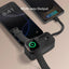 MOMAX 1-Power X Pro Mini⁺ Power Bank with Built-In USB-C Cable & Apple Watch Fast Charger - 5000mAh / Black