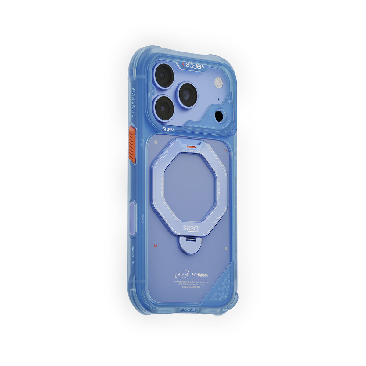 SkinArma Saturn MagSafe Case With Rotating Kick-Stand for iPhone 18 Pro Max - Blue