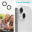 Torrii Individual Aluminium Ring Camera Lens Protector - Apple iPhone 15 / Apple iPhone 15 Plus / Silver