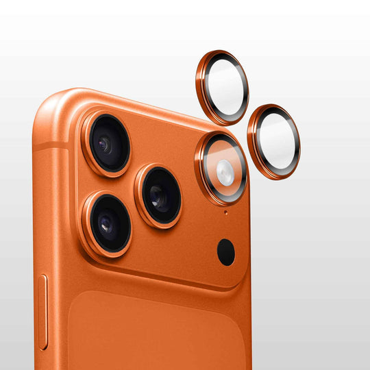 Torrii BODYGLASS Aluminium Camera Ring for Apple iPhone 17 Pro / iPhone 17 Pro Max - Cosmic Orange