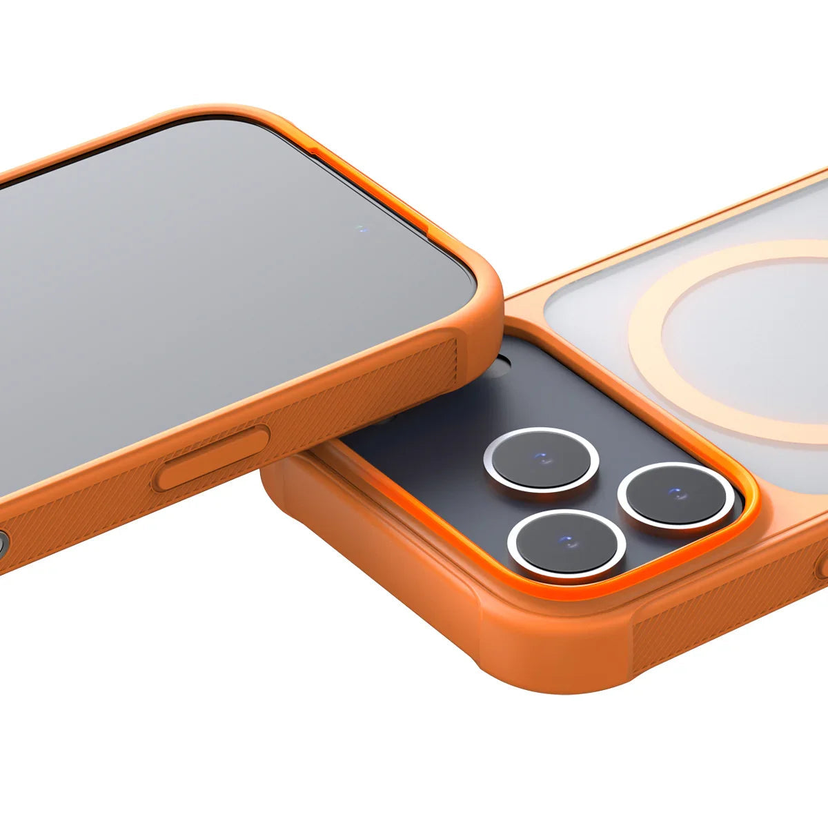 Arareee Duple Magsafe Armor Slim Case For Apple iPhone 17 Pro - Orange
