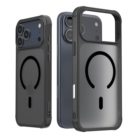 Arareee Duple Magsafe Armor Slim Case For Apple iPhone 17 Pro Max - Black