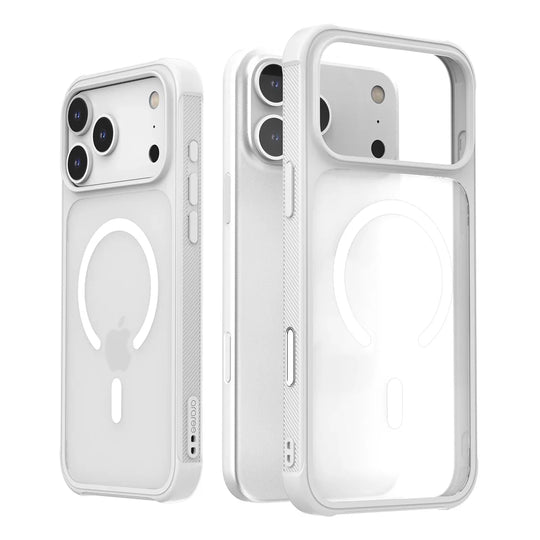 Arareee Duple Magsafe Armor Slim Case For Apple iPhone 17 Pro Max - White