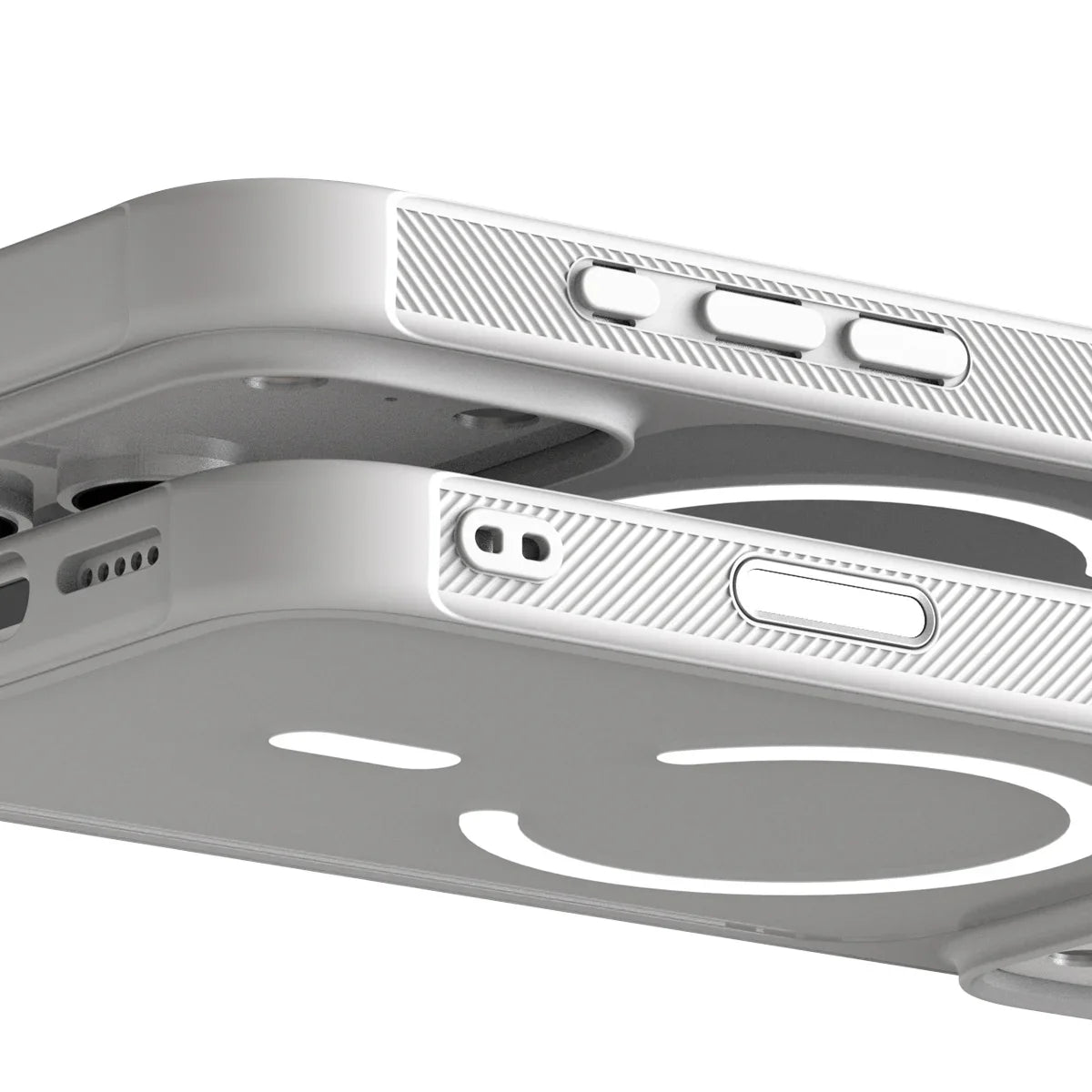 Arareee Duple Magsafe Armor Slim Case For Apple iPhone 17 Pro Max - White