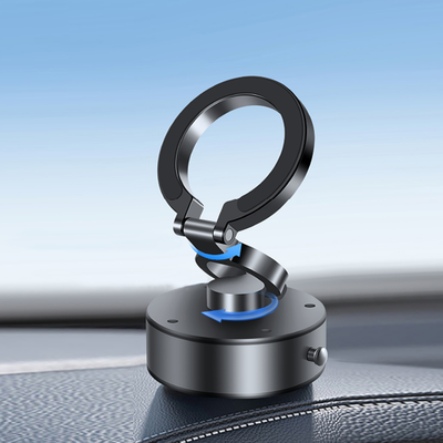 Engage 360Â° Rotational & Adjustable Alloy Ring Magnetic Vacuum Suction Holder