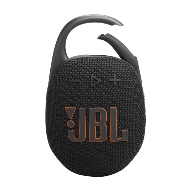 JBL Clip 5 Black Bluetooth Portable Speaker - Stereo / Wireless / Bluetooth / Type-C - Black